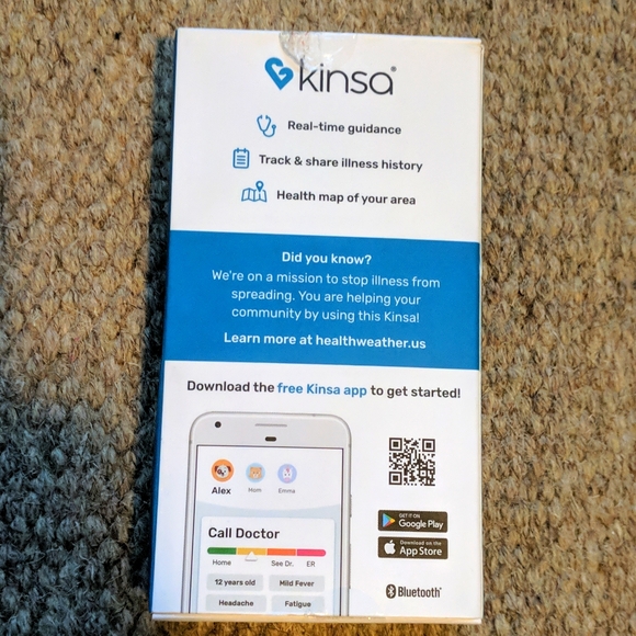 Kinsa quick care thermometer - Picture 2 of 3